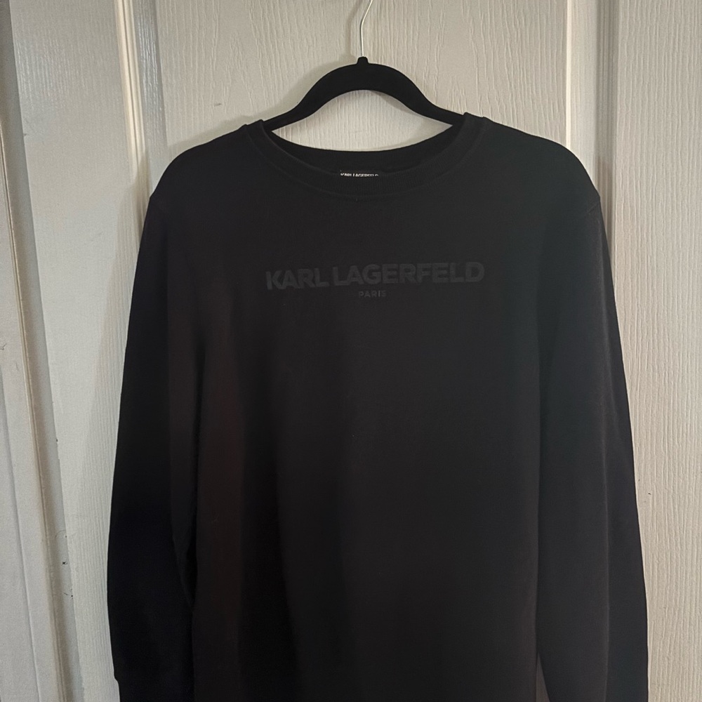 Karl Lagerfeld Elegant Black Knitwear